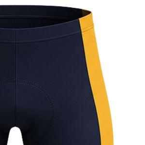 Men's Navy Yellow <b>Cycling</b> <b>Shorts</b> <b>Padded</b> Bicycle Riding Bottoms Performance Bike <b>Shorts</b> Outdoor <b>Cycling</b> Sports Apparel - Product Image 5