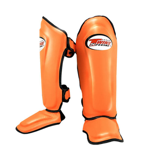 Protectores de Piernas de Cuero con Logotipo Personalizado de Alta Calidad, Protectores de Pies para MMA, Muay Thai, Artes Marciales, Kickboxing, Karate - Product Image 6