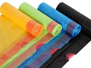 ถุงขยะแบบมีเชือกผูก ก้นขยาย HDPE พิมพ์โลโก้ตามสั่ง ย่อยสลายได้ ปิดผนึกด้วยความร้อน รุ่น TD 12 ขนาด 5/13/30/39 แกลลอน - Product Image 5