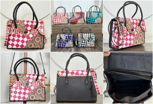 Sac fourre-tout vintage en cuir de vachette marbré fait main, grande capacité, sac à bandoulière, sac à main tendance, cadeau pour femme - Product Image 3