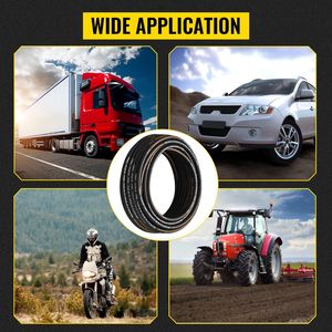 Tubo Idraulico in Gomma a Spirale 3/8 Pollici X 100 Piedi, 4800 PSI, 2 Treccia in Filo d'Acciaio ad Alta Resistenza, Alta Prestazione per Cilindri Idraulici - Product Image 3