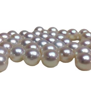 ไข่มุกน้ำจืดทรงกลมขนาด 7-9 มม. สีขาวโปร่งแสงสีชมพู เทียบเท่าไข่มุกอะโกย่าญี่ปุ่น แสงสว่างดี ไข่มุกเปลือย-ไข่มุกแบบหลวม - Product Image 5
