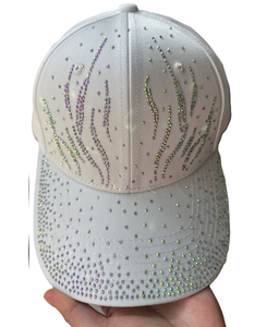 Gorra de Béisbol Unisex con Pedrería, Diseño de Llama con Cristales, Visera para el Sol, Ajustable, Estilo Dad Hat, Negra - Product Image 4