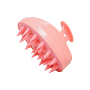 Zenara Silicone <b>Round</b> Scalp <b>Brush</b> with Massage Function Recyclable & Environment Friendly Home Use - Product Image 5