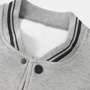Unique Design High Quality Lettermen <b>Jacket</b> Stand Collar Front Logo Covered Button <b>Winter</b> <b>Jacket</b> for <b>Men</b> New Fashion Online <b>Sale</b> - Product Image 3