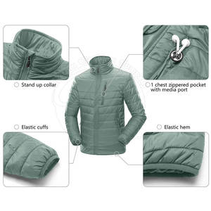 Veste matelassée personnalisée avec logo et couleur, nouveau design, veste matelassée de haute qualité, veste d'hiver matelassée - Product Image 6