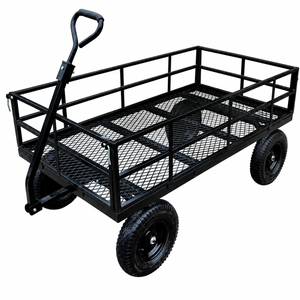 Chariot de jardin pliable robuste OEM pour terre, paillis et bois de chauffage GARPYC000 - Product Image 2