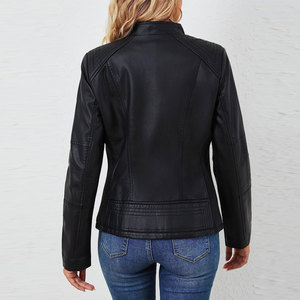 Premium Women's Genuine Leather Jacket Top Selling Winter Genuine Leather Jacket Custom Made Letterman Style For Women - Product Image 2