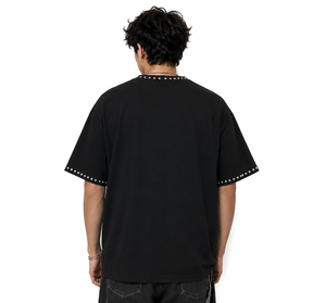 เสื้อยืดคอกลมลายกราฟิกประดับเพชร Glory Custom ผ้าเจอร์ซีย์คอตตอน 100% เนื้อผ้านุ่ม สไตล์วินเทจใหม่ แขนสั้น สำหรับทุกเพศ - Product Image 5