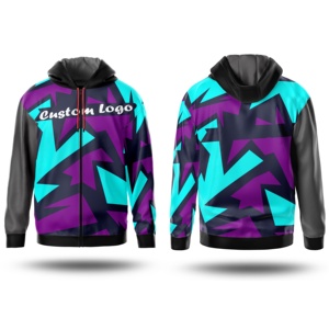 Sweat-shirts personnalisés à sublimation et broderie, entièrement imprimés, unisexes, réversibles, écologiques, en molleton 100% coton, haute qualité - Product Image 2