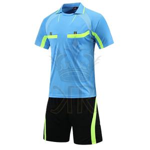 Professional Adult Unisex Soccer Referee Jersey Set INTER <b>LOCK</b> Material Heat-Transfer Printed Crew Neck Short Sleeve Custom Team - Product Image 3