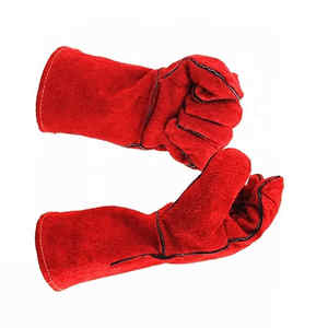 Guantes de Trabajo para Soldador Resistentes al Calor Extremo, Guantes de Seguridad de Cuero Transpirable de Alta Calidad - Product Image 4