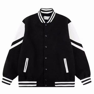 Men's Varsity Jacket Relaxed Fit Wool Letterman Jacket Custom Private Label OEM ODM Premium Fashion Streetwear - Product Image 1