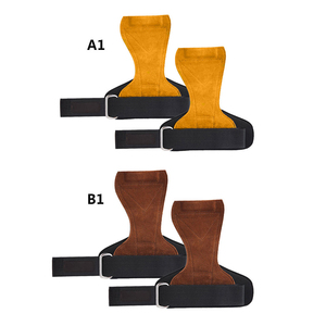 Poignées de paume réglables en néoprène sans doigts pour l'exercice physique avec support de logo personnalisé, protection des mains pour le cross-training - Product Image 6