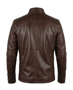 New Design Comfortable Best Selling Men's Fashion Leather <b>Jacket</b> New Design PU <b>Red</b> Leather for Winter Winter <b>Jacket</b> For Men - Product Image 3