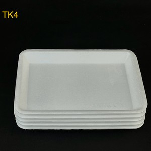 THINH KHANG Disposable White <b>Polystyrene</b> Tray Pulp Moulded for Food <b>Packaging</b> - Product Image 2
