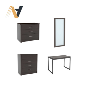 Meubles modernes d'hôtel de qualité d'auberge-meubles de chambre à coucher d'hôtel du MDF HPL de la meilleure qualité avec la surface de preuve de l'eau-meubles d'usine du Vietnam - Product Image 2