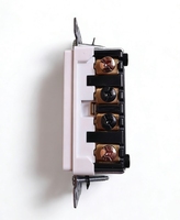 Interrupteur mural à bascule double 3 voies 15A 120V standard US pour commande d'éclairage domestique et industriel