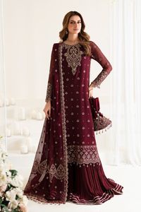 Magnifiques tenues de fête, costumes 3 pièces, robes de soirée, style pakistanais traditionnel, taille personnalisée, choix de couleur - Product Image 4