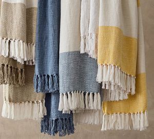 Manta Decorativa y para Cama AIT Ecológica, 100% Algodón Jacquard a Rayas, Ligera, para Todas las Estaciones, para Uso Doméstico - Product Image 6