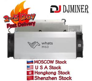 Crypto Bitcoin thợ mỏ whatsminer M60 166t hashrate 3303W Máy khai thác mỏ SHA-256 làm mát bằng không khí Bitcoin thợ mỏ - Product Image 2