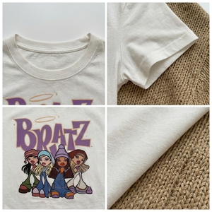 T-shirt court vintage esthétique Bratz Y2K pour filles, style grunge gothique, imprimé animalier, coupe ajustée, été, streetwear Harajuku - Product Image 4
