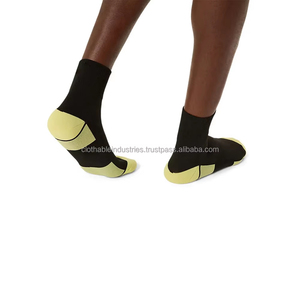 Chaussettes pour hommes de haute qualité, couleur unie, design respirant, logo imprimé personnalisé, nouvelle collection, vente en gros en ligne, chaussettes pour adultes - Product Image 3