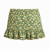 Jupes cargo décontractées en coton respirant à taille naturelle pour femmes, couleur unie, mini-robes, tenue d'été – Vente directe usine, faible MOQ