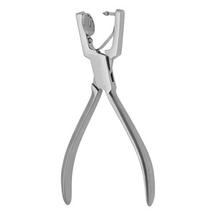 Pince à barrage en caoutchouc Ainsworth à poignée lisse, instruments dentaires en acier inoxydable, pince dentaire pour barrage en caoutchouc, forceps pour barrage en caoutchouc - Product Image 1
