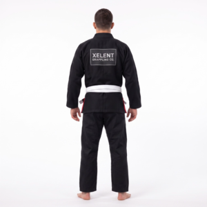 Kimono de BJJ Premium 550 GSM en tissu Gold Weave, pantalon noir Ripstop pour hommes, compétition, étiquette personnalisée OEM - Product Image 2