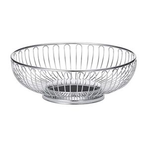 Cesta para Frutas de Acero Inoxidable, Diseño Minimalista, Acabado Cromado, Apta para Lavavajillas, para Uso en la Cocina del Hogar - Product Image 1