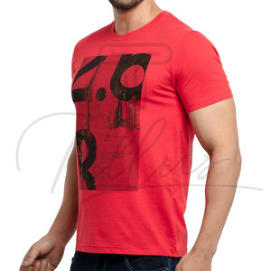 Camisetas Extra Grandes de Felpa 100% Algodón para Hombre, Diseño de Última Moda, Colores Personalizados, Cuello Redondo, Secado Rápido y Transpirable, Ropa Casual - Product Image 2