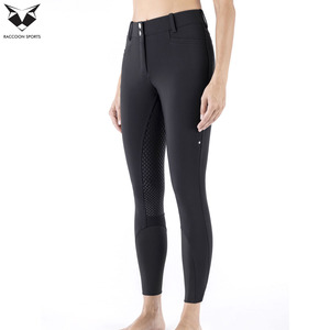 2026 Newest Product Women Skinny Fit <b>Stretch</b> Competition Breeches, OEM Service Equestrian Pants Windproof Warm Riding Trousers - Product Image 2