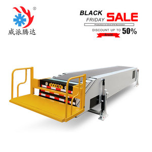 สายพานลำเลียงแบบยืดหดได้สำหรับขนถ่ายสินค้าพร้อมแท่นยืนสำหรับขนถ่ายตู้คอนเทนเนอร์เพื่อการขนส่ง - Product Image 5