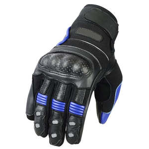 Gants de moto en cuir de haute qualité avec logo personnalisé, écran tactile intégral, Pyrotect, pour la course de motocross - Product Image 2