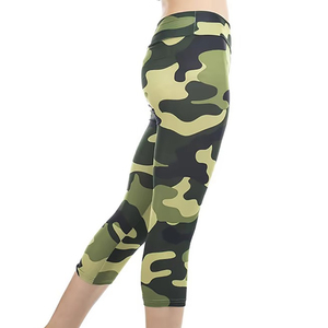 Women's High Waist Capri Leggings Fitness Yoga Wear Latest Fashion Comfortable Casual Style Breathable Women's Leggings - Product Image 5