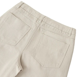 Vêtements pour hommes et femmes |   Nouveau jean coréen d'automne, couleur unie, basique, coupe slim, ample et droite, réglable, délavé, décontracté, pour le bureau et l'université - Product Image 6