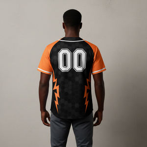 Nouveauté 2026 – Ensembles de maillots de baseball courts pour hommes 100 % polyester imprimés par sublimation, personnalisables, vêtements de sport de haute qualité - Product Image 6