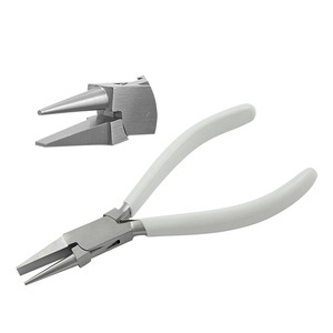 160mm Heavy Duty Stainless Steel Flat Nose Pliers Smooth Jaws PVC Handles OEM Spring Crimping Cutting Fishing Jewelry Making DIY - Product Image 1