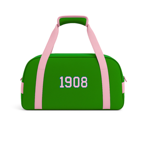 Alpha | Kapa | Alpha Sorority Duffel <b>Bag</b> Women's Spacious Weekender <b>Bag</b> Nylon Greek Letter Overnight Luggage <b>Gym</b> And Travel <b>Bag</b> - Product Image 3