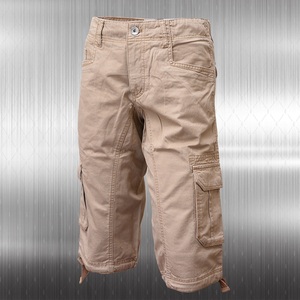 Shorts Cargo Homme Vente en Gros Direct Usine Logo Personnalisé Toile de Coton Durable Multi-Poches Écologique Séchage Rapide Décontracté Extérieur - Product Image 4