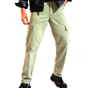 <b>Stretch</b> Lightweight Casual <b>Cargo</b> <b>Pant</b> with 100% Cotton Breathable Fabric for Easy Movement and Comfortable Daily Activities - Product Image 1