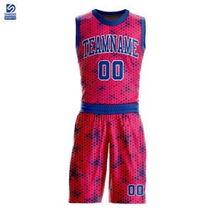 Nouvelle collection d'été très demandée : Ensemble de vêtements de sport respirant, léger et à séchage rapide, uniforme de basketball avec impression par sublimation - Product Image 1