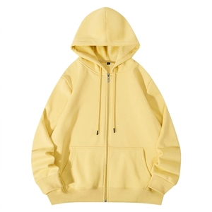 Custom Embroidered Streetwear HighQuality Embroidered <b>Zip</b> up Hoodie Custom Pullover Hoodie Custom Printing <b>Zip</b> up Hoodie - Product Image 3