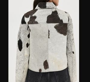 Customizable Women's Biker Varsity Quilted Leather <b>Jacket</b> with <b>Corduroy</b> Fabric Woven Detail Genuine Cowhide Leather Winter Ready - Product Image 2