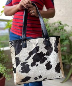 กระเป๋าโท้ทหนังวัวแท้ดีไซน์ใหม่กระเป๋าถือหรูหราหนังแท้สำหรับ2024ของผู้หญิงแฟชั่นงานแฮนด์เมดแนววินเทจจุของได้เยอะดีไซน์ใหม่ - Product Image 6