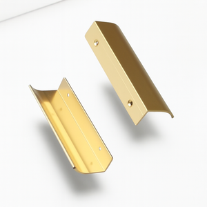 Hot Selling Modern Aluminum Alloy <b>Pull</b> Cabinet Handle <b>Gold</b> Wardrobe Nightstands Furniture Hardware Knob for Kitchen Bathroom - Product Image 1