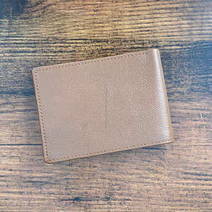 Gran oferta, billetera de cuero de grano completo Real hecha a mano de estilo Vintage Simple para hombre, billeteras plegables de cuero de búfalo genuino al por mayor - Product Image 3