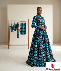 Tela Ankara Africana Premium 100% Algodón, Venta al por Mayor, Producción de Ropa en Nigeria, Ghana, Senegal, Textil con Estampado Africano - Product Image 2