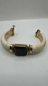 Ensemble de bracelets en os poli écologiques Natural Crafts, style moderne, pour jeunes filles et femmes fashionistas, forme personnalisée, parfait pour Noël - Product Image 6